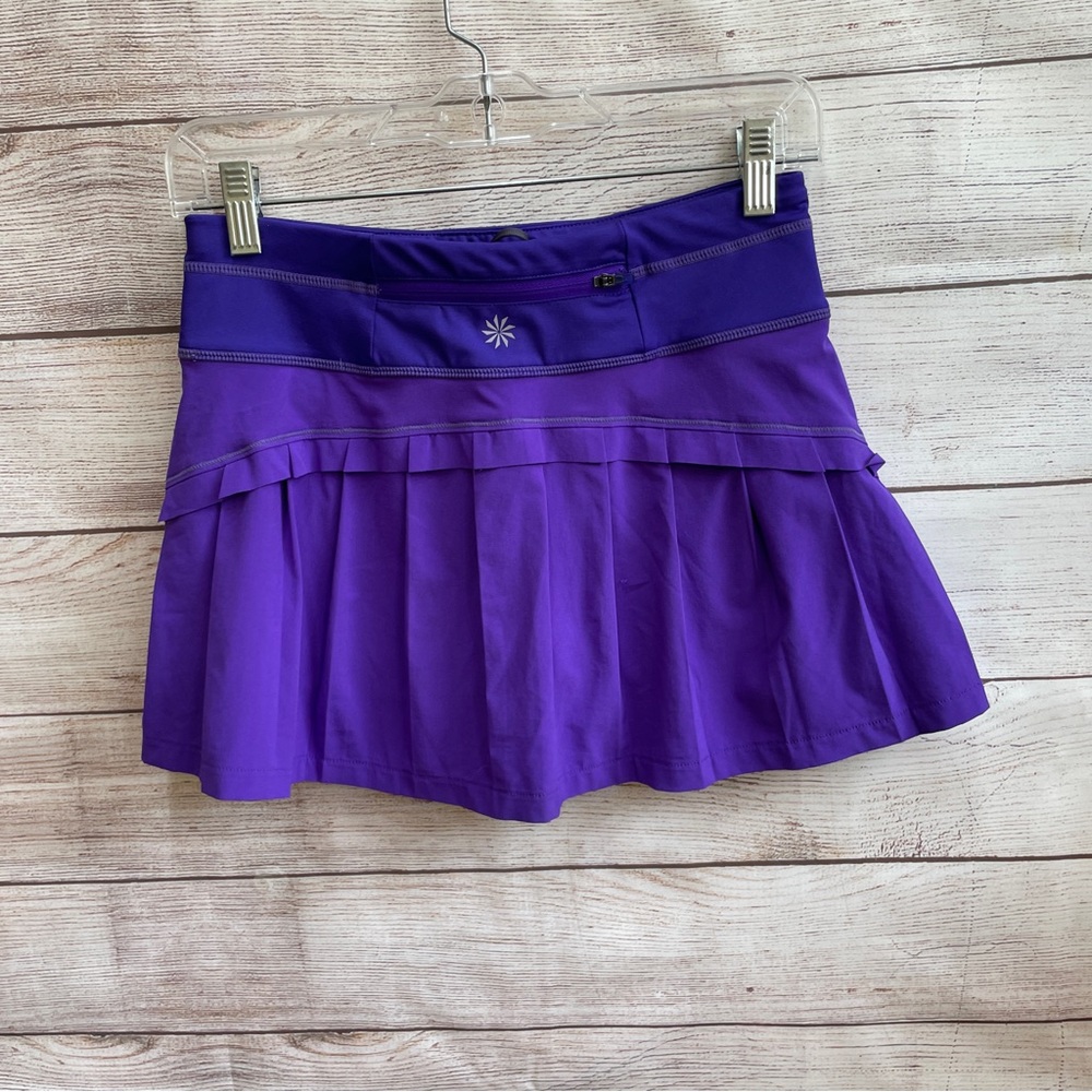 ATHLETA RUNAROUND SKORT IN PURPLE‎ - Picture 4 of 5